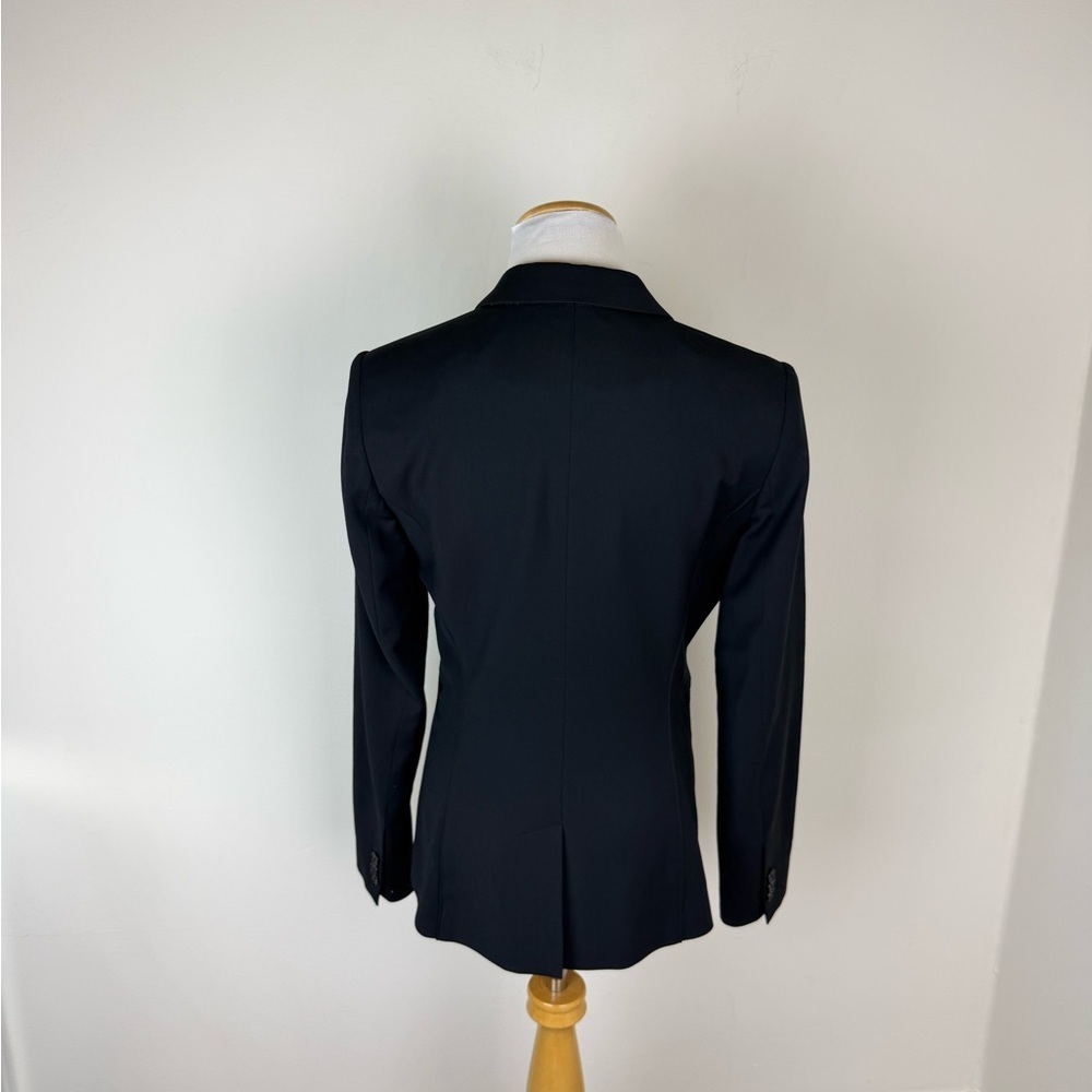 REISS Lee Tailored Jacket Wool Blazer Black Size 6 - Picture 4 of 7